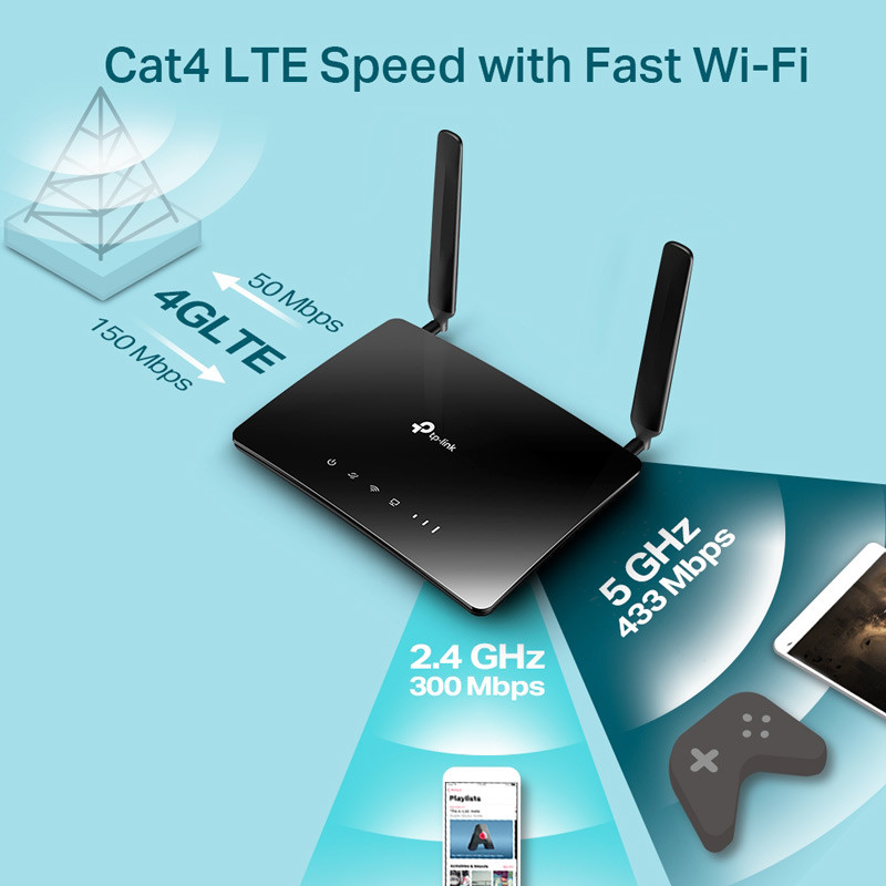 مودم روتر سیمکارتی 4G LTE تی پی لینک Archer MR200