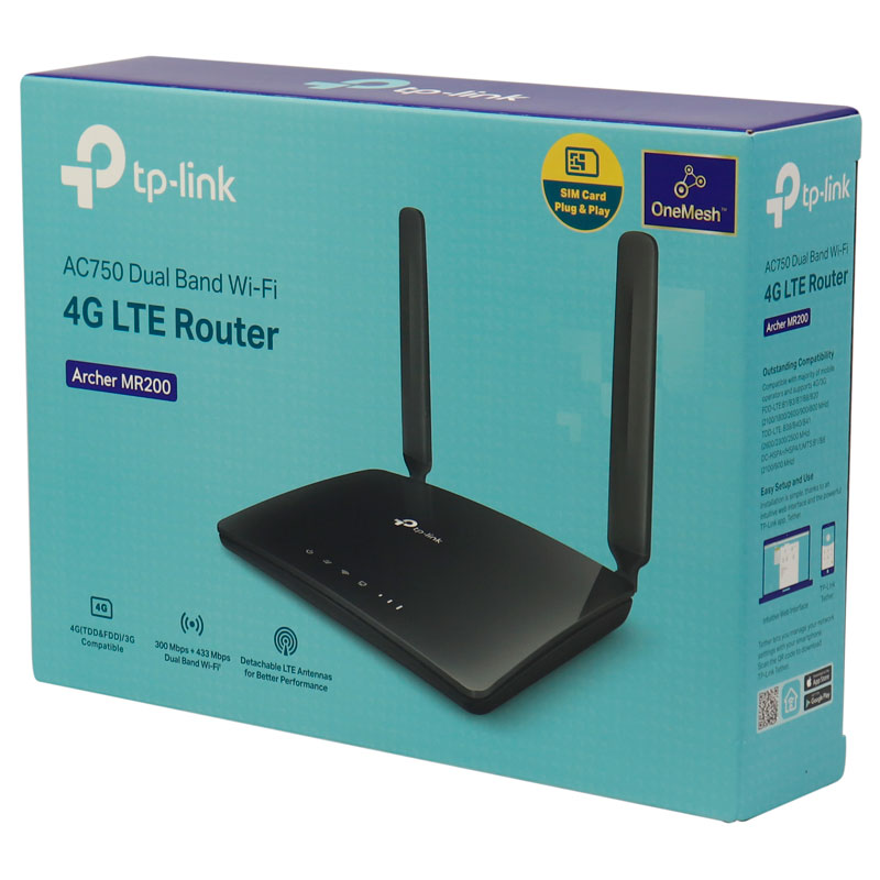 مودم روتر سیمکارتی 4G LTE تی پی لینک Archer MR200