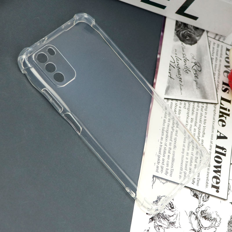 قاب محافظ لنزدار ژله ای ضربه گیر بی رنگ Xiaomi Poco M3