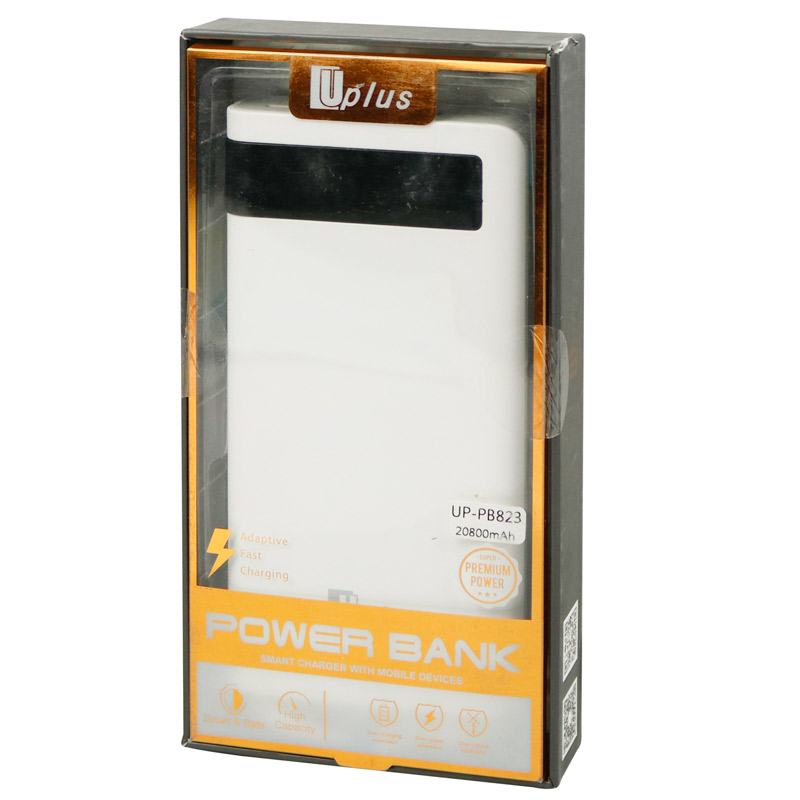 پاور بانک فست شارژ 20000 یو پلاس Uplus UP-PB823