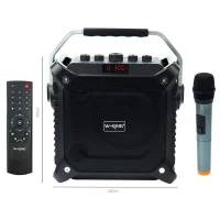 اسپیکر بلوتوثی رم و فلش خور W-King K3 + میکروفون و ریموت کنترل