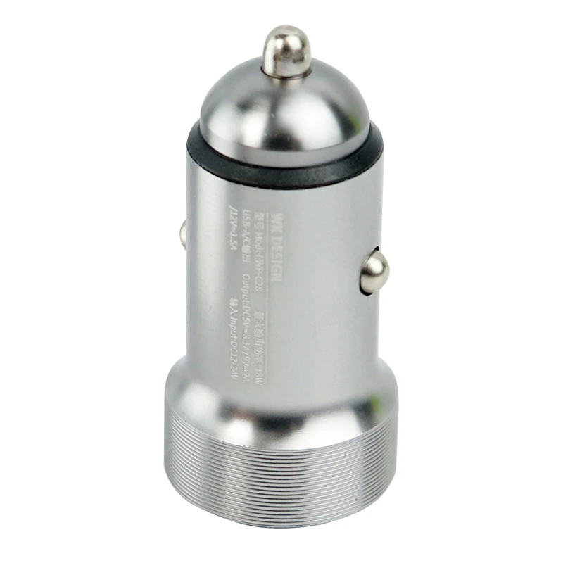 شارژر فندکی فست شارژ WK Design WP-C28 3.1A PD 18W
