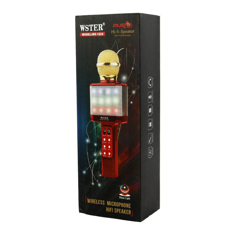 میکروفون و اسپیکر اورجینال WSTER WS-1828