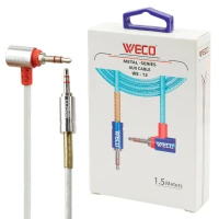 کابل Weco Metal Series WE-13 AUX 1.5m یکسر L