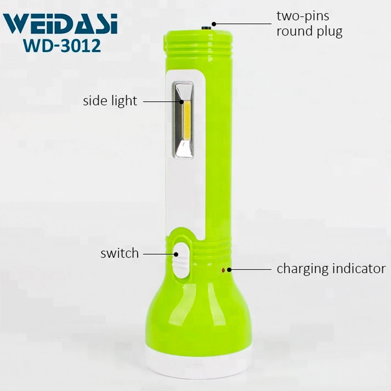چراغ قوه شارژی ویداسی Weidasi WD-3012A