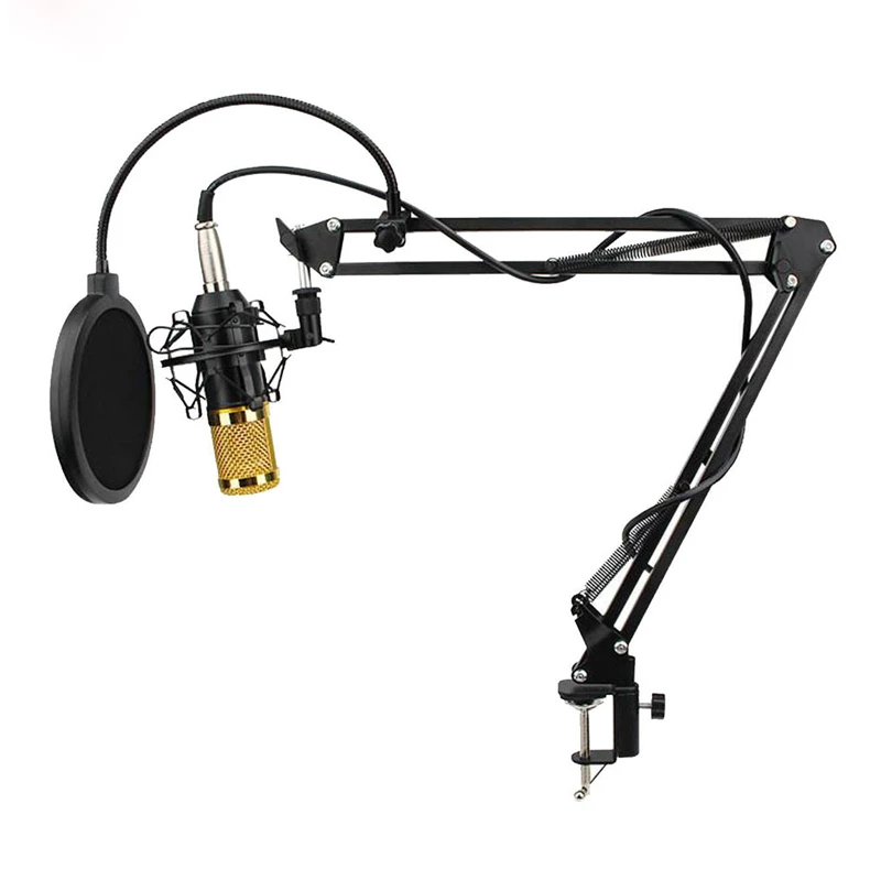 میکروفون کندانسور و پایه لرزشگیر Westcott BM800 + پاپ فیلتر