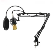 میکروفون کندانسور و پایه لرزشگیر Westcott BM800 + پاپ فیلتر