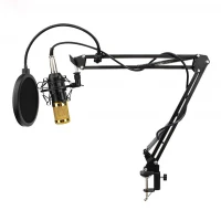 میکروفون کندانسور و پایه لرزشگیر Westcott BM800 + پاپ فیلتر