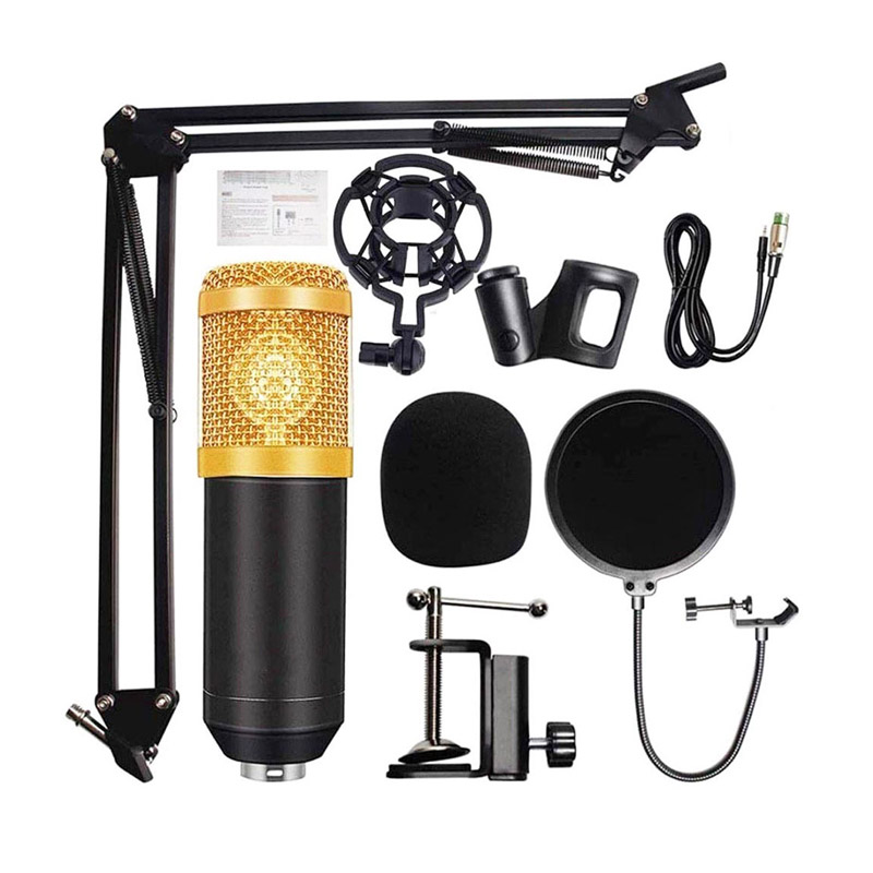 میکروفون کندانسور و پایه لرزشگیر Westcott BM800 + پاپ فیلتر