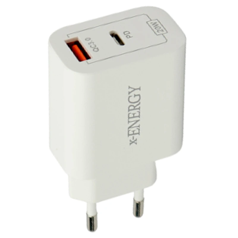 شارژر دیواری 20 وات ایکس انرژی X-520 QC3 PD 3A