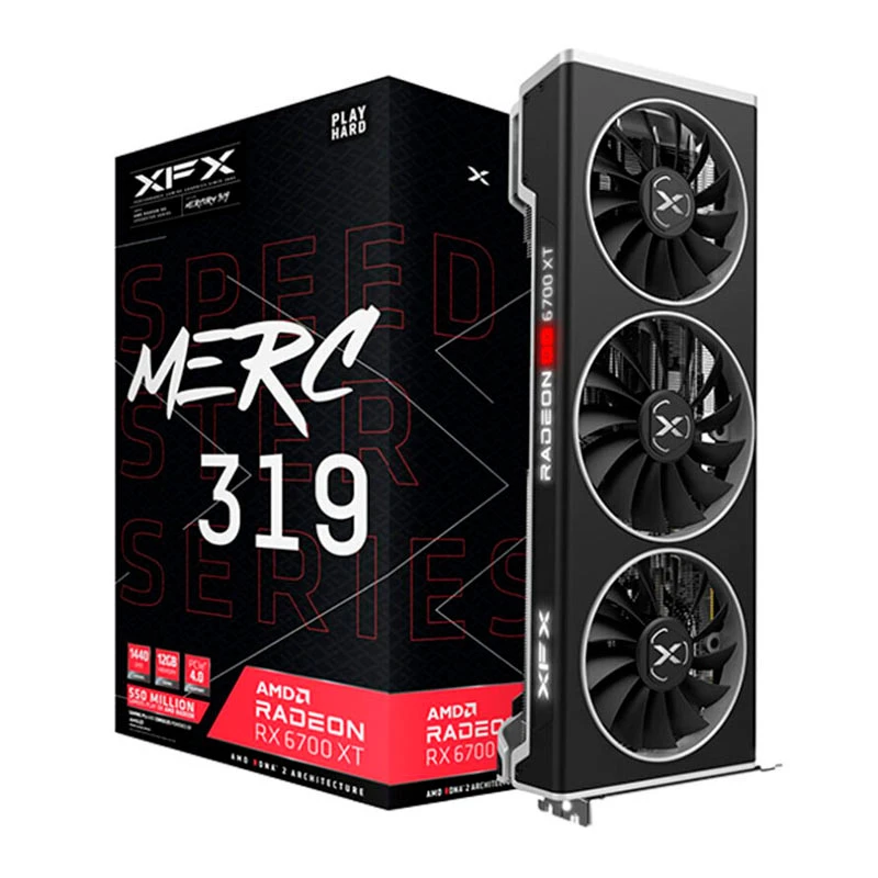 کارت گرافیک XFX Speedster MERC 319 Radeon RX6700 XT 12GB GDDR6 192Bit
