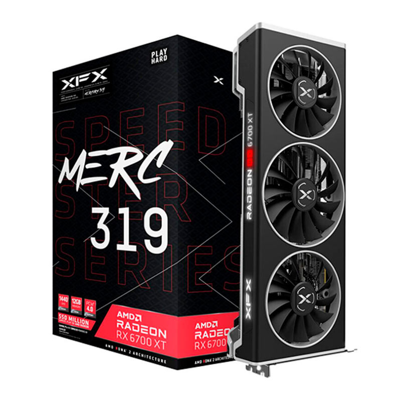 کارت گرافیک XFX Speedster MERC 319 Radeon RX6700 XT 12GB GDDR6 192Bit