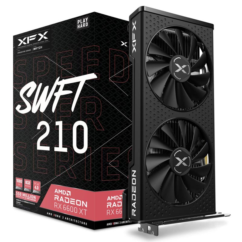 کارت گرافیک XFX Speedster SWFT 210 Radeon RX6600 8GB GDDR6 128Bit