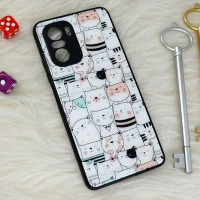 قاب محافظ لنزدار پشت گلسی طرحدار گربه Xiaomi Poco F3