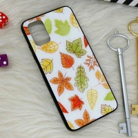 قاب محافظ لنزدار پشت گلسی طرحدار برگ پاییزی Xiaomi Poco M3