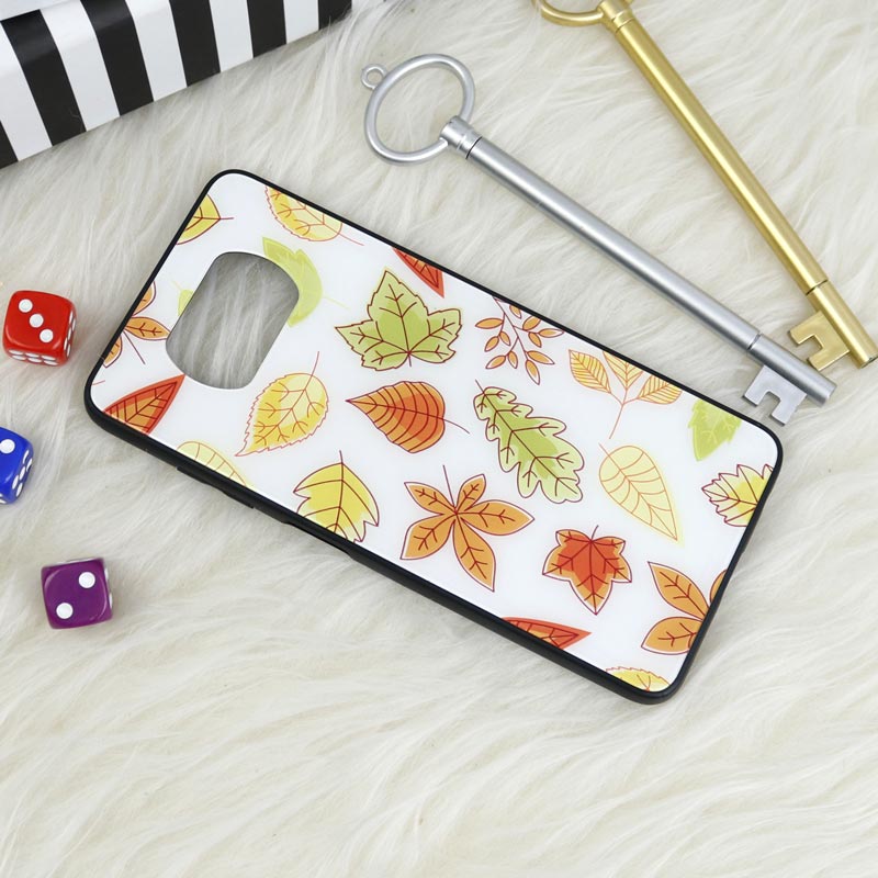 قاب پشت گلسی طرحدار برگ پاییزی Xiaomi Poco X3