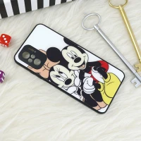 قاب محافظ لنزدار پشت گلسی طرحدار میکی موس Xiaomi Redmi Note 10