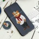 قاب طرحدار محافظ لنزدار کشویی + پاپ سوکت Xiaomi Redmi Note 8 سری D