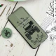 قاب طرحدار محافظ لنزدار کشویی + پاپ سوکت Xiaomi Redmi Note 8 سری D