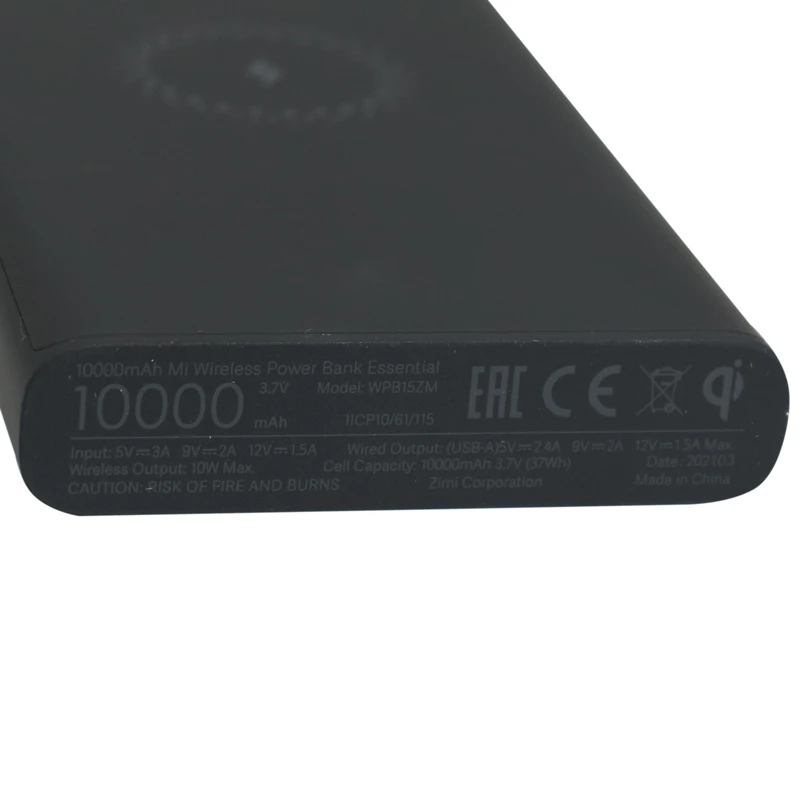 پاور بانک بی سیم فست شارژ 10000 شیائومی Xiaomi WPB15ZM QC3 PD 18W