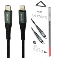 کابل تبدیل Yesido CA-64 Type-C to Lightning 2.4A 1.2m