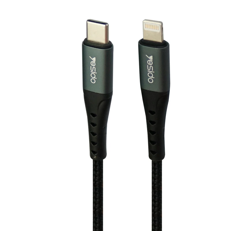کابل تایپ سی به لایتنینگ 2.4 آمپر یسیدو CA-64 طول 1.2 متر