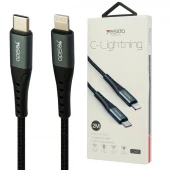 کابل تایپ سی به لایتنینگ 2.4 آمپر یسیدو CA-65 طول 2 متر