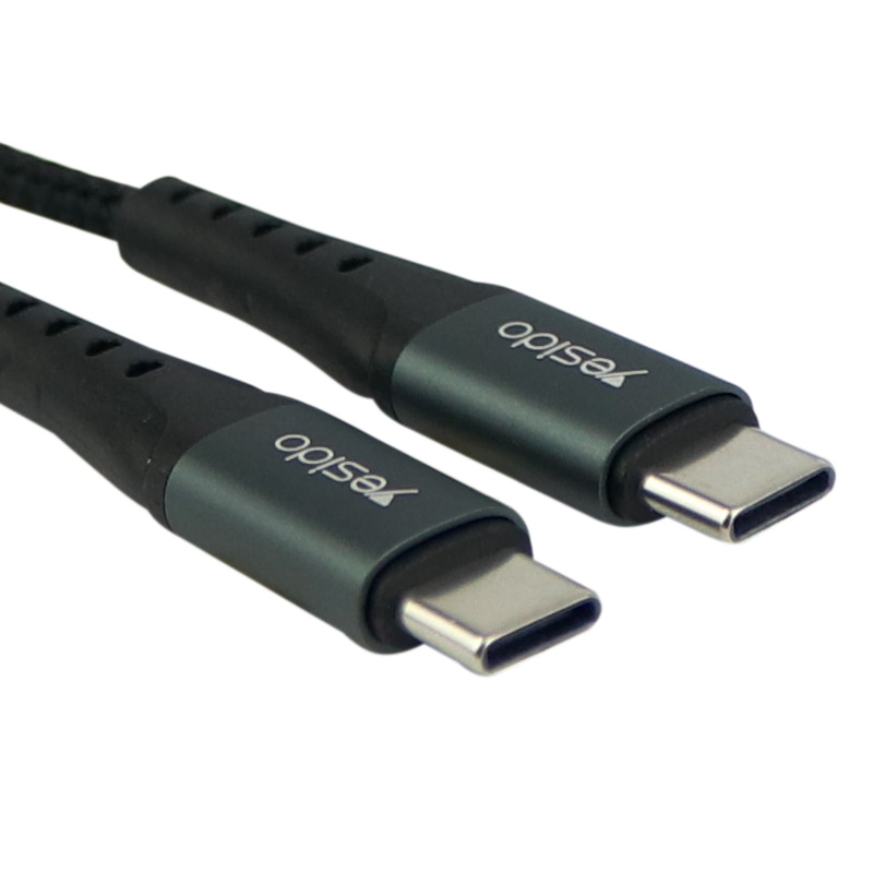 کابل تبدیل فست شارژ Yesido CA67 Type-C to Type-C PD 60W 2m