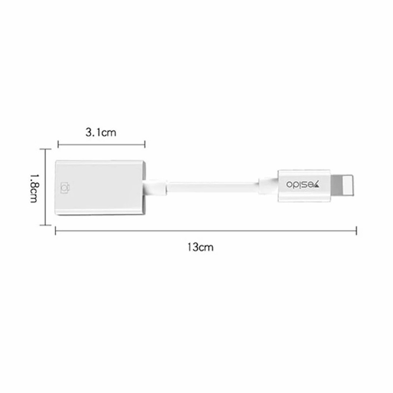 تبدیل Yesido GS10 OTG USB To Lightning