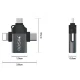 تبدیل USB OTG به میکرو یو اس بی / لایتنینگ / تایپ سی یسیدو GS15