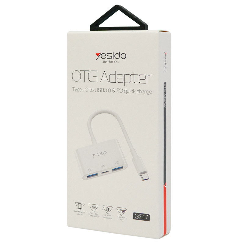 تبدیل Yesido GS17 OTG USB / Type-C To Type-C