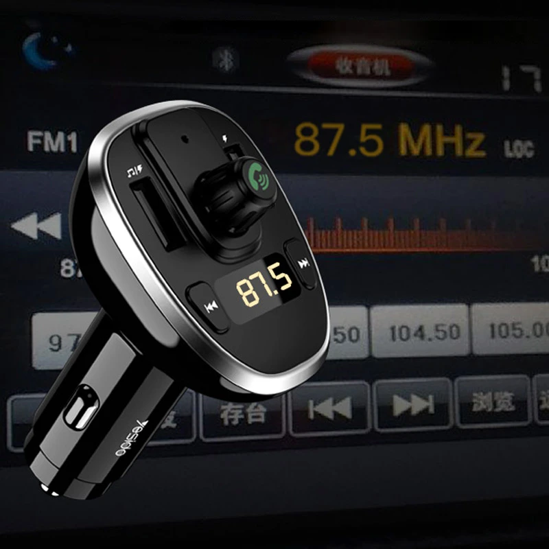 FM Player بلوتوثی + شارژر فندکی Yesido Y39