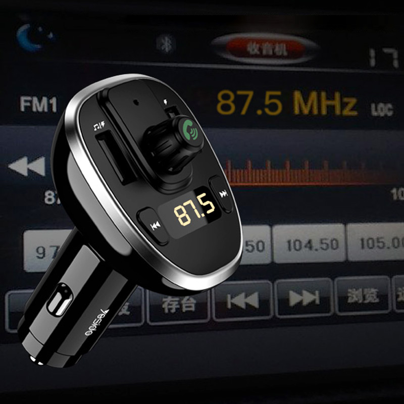 FM Player بلوتوثی + شارژر فندکی Yesido Y39