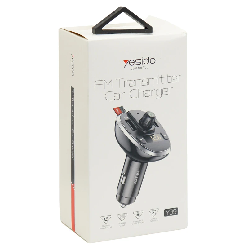 FM Player بلوتوثی + شارژر فندکی Yesido Y39