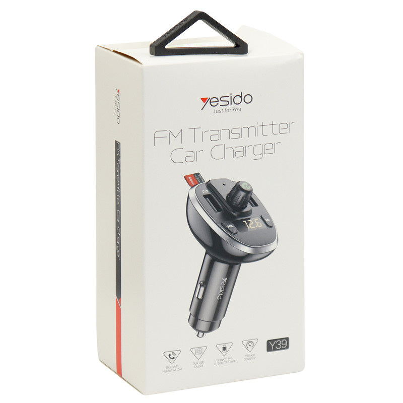FM Player بلوتوثی + شارژر فندکی Yesido Y39