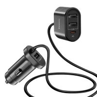 شارژر فندکی و هاب فست شارژ Yesido Y41 4Port 3A PD 48W