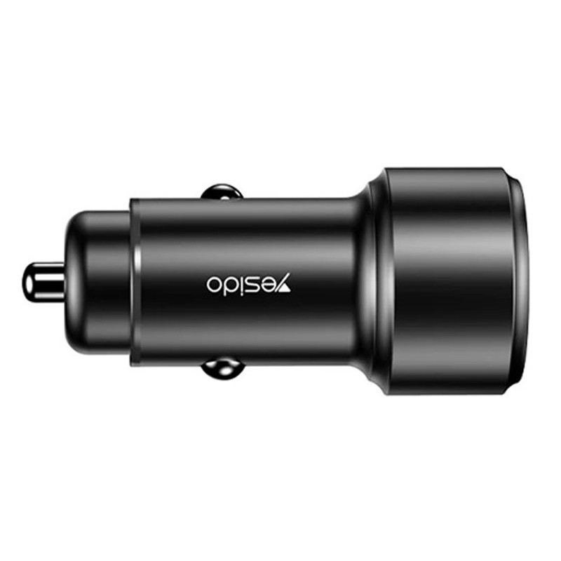 شارژر فندکی فست شارژ Yesido Y42 2.4A QC3.0 PD 42W