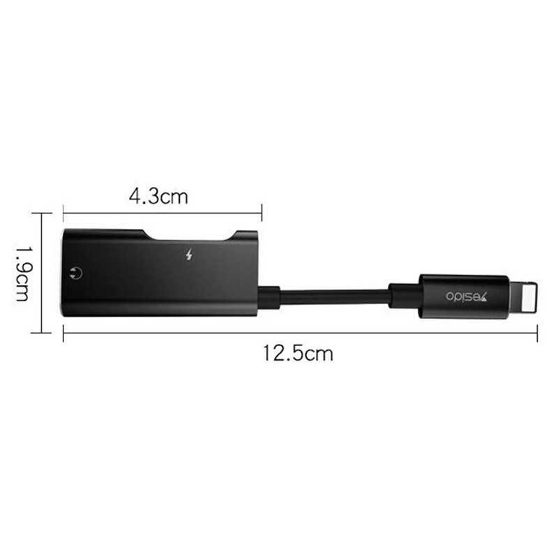 تبدیل Yesido YAU11 Lightning to AUX / Lightning
