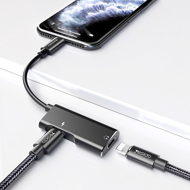 تبدیل Yesido YAU12 Lightning to Dual Lightning