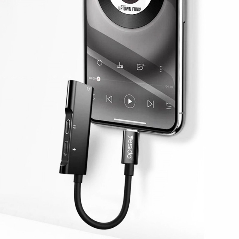 تبدیل Yesido YAU13 Lightning to AUX / Lightning