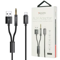 کابل تبدیل Yesido YAU18 Lightning To AUX / USB 1.2m