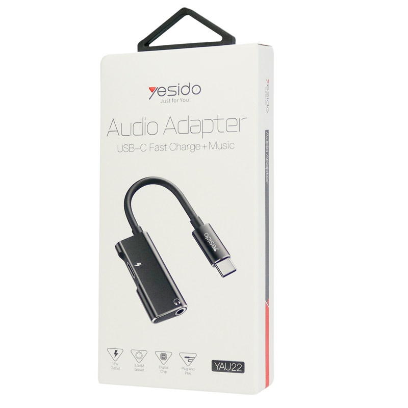 تبدیل Yesido YAU22 Type-C to AUX / Type-C