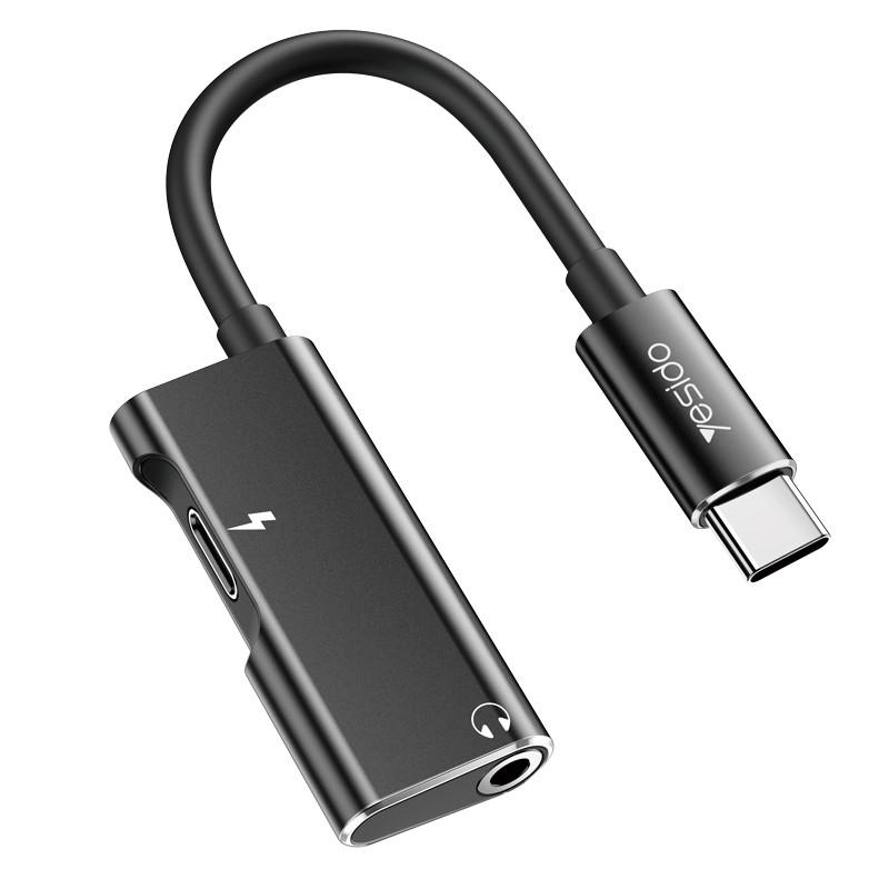 تبدیل Yesido YAU22 Type-C to AUX / Type-C
