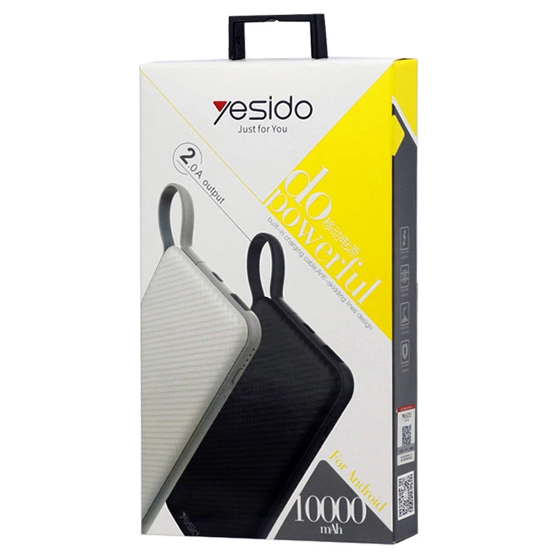 پاور بانک 10000 یسیدو Yesido YP-03 Lightning