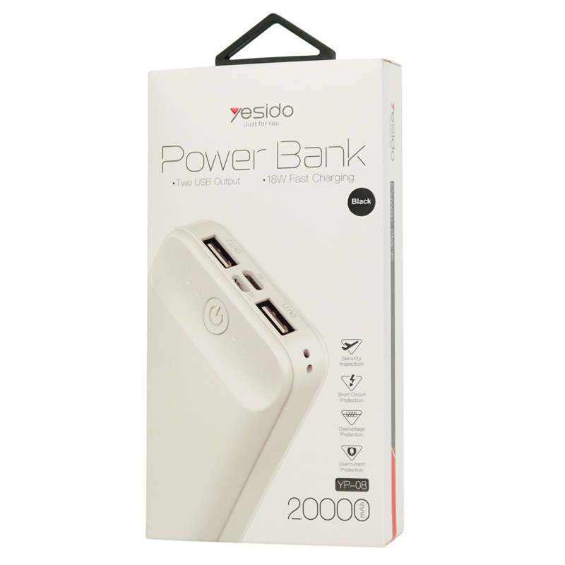 پاور بانک 20000 یسیدو Yesido YP-08 PD 18W
