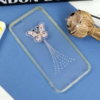 قاب ژله ای نگینی Younicou iPhone 6 Plus / 6s Plus پروانه