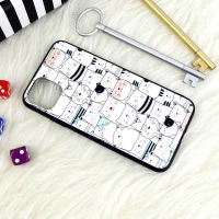 قاب پشت گلسی طرحدار گربه iPhone 11 Pro Max