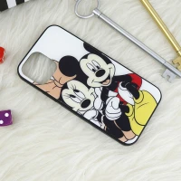قاب پشت گلسی طرحدار میکی موس iPhone 12 / 12 Pro