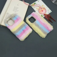 قاب پشمالو رنگین کمانی آیفون iPhone 13 Pro