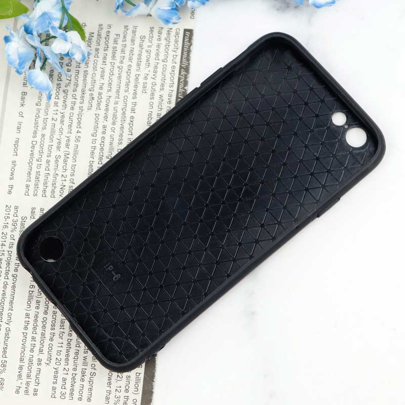 قاب ماربل طلایی پوم پوم دار + پاپ سوکت الماسی آیفون iPhone 6 / 6s